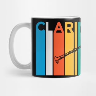 Clarinet Vintage Style Piano Mug